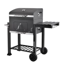 MaxxGarden Houtskoolbarbecue - Grilloppervlak (LxB) 42 x 42 cm - Staal - Met handgeep - Zwart - Incl. BBQ set — thumbnail 2
