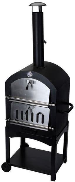 MaxxGarden Pizza oven - Smoker barbecue houtskool 45 x 65 x 158cm — thumbnail 5