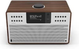 Revo SuperCD - Walnoot/Zilver | CD-speler - Dab Radio - Internetradio - USB - Bluetooth AptX — thumbnail 4