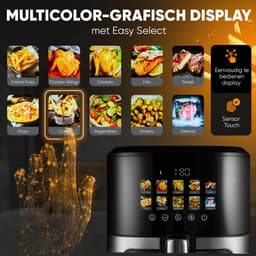 ProfiCook PC-FR 1286 H - Airfryer - 6,5 L capaciteit - 1700 W vermogen - Kijkvenster met LED-display — thumbnail 3