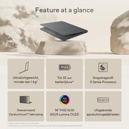 ASUS Zenbook A14 UX3407QA-QD237W 14'' Copilotplus laptop — thumbnail 2