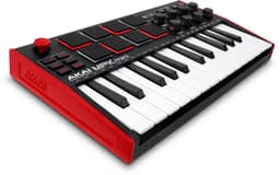 Akai Professional MPK Mini MK3 - 25 toetsen USB MIDI-keyboardcontroller met 8 verlichte drumpads, 8 knoppen, muziekproductiesoftware en Native Instruments Sound Package (NKS-integratie) — thumbnail 2