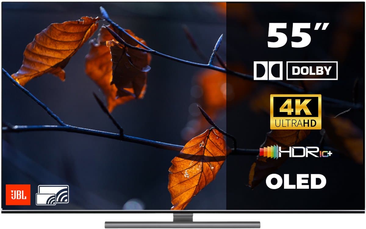 Horizon Aurora OLED 55HZ9930U/B Smart TV 55 Inch – 4K Ultra HD – Dolby Atmos Sound by JBL – H.265 HEVC – 2021 — afbeelding 1