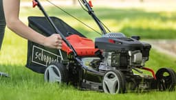 Scheppach Grasmaaier Benzine MP132-42 - 42cm maaibreedte - 4-takt - 131cc - 3,3pk - In 3 maaihoogtes instelbaar: 25-75mm - Voor tuinen tot 800m² - met 45L opvangbak — thumbnail 4