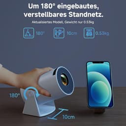 Mini beamer - Projector - Beamerscherm - Projectiescherm - Outdoor & Indoor Projector - — thumbnail 4