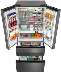 Midea MDRF692FIE46 - Amerikaanse koelkast - Vrijstaand - Frans deur - Roestvrijstaal - 2 deur(en) - Touch - LED - E label - 35 dB - 306 kWh/jaar — thumbnail 5