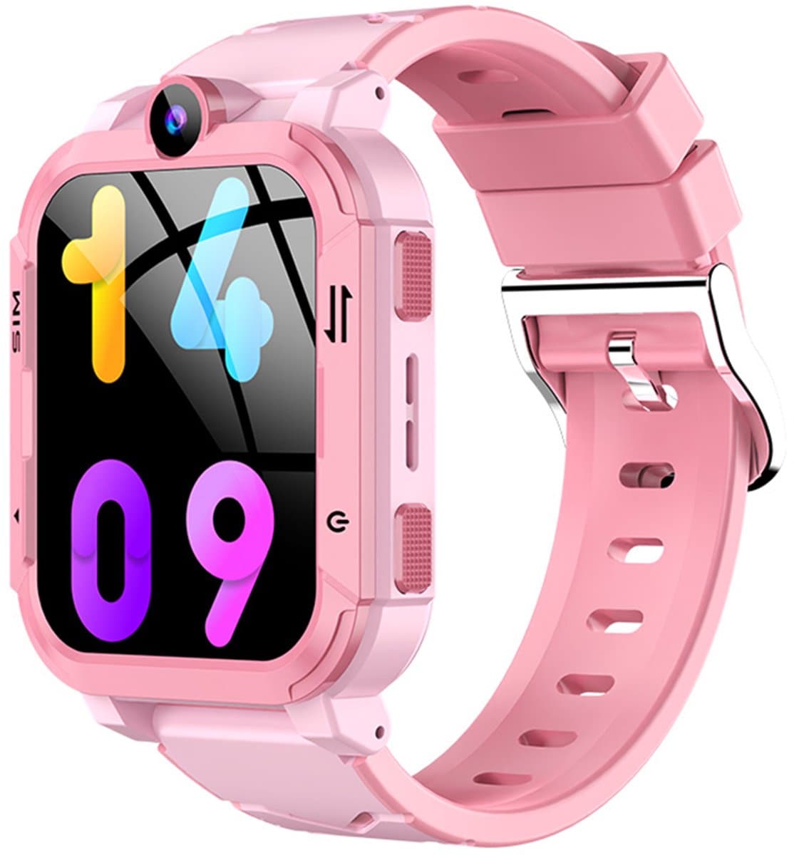 Blackview Z20 Smartwatch - 4G Kids Smartwatch - GPS WIFI Videogesprek SOS - IP67 Waterdichte - Monitor Tracker Locatie Telefoon Horloge - Roze — afbeelding 1