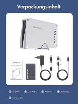 Externe Harde Schijf 8TB voor PS5 en PS4 - Geformatteerd voor Gaming Opslag — thumbnail 5