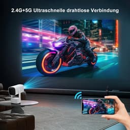 Mini beamer - Projector - Beamerscherm - Projectiescherm - Outdoor & Indoor Projector - — thumbnail 3