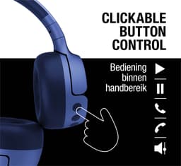 FRESH 'N REBEL - Code Fuse - On-ear Draadloze hoofdtelefoon True Blue — thumbnail 3