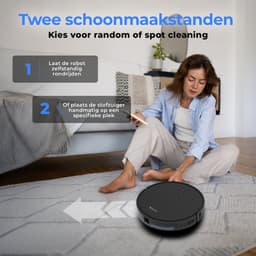 Denver Robotstofzuiger met Laadstation - Smartphone TUYA App - Geschikt voor Huisdierharen - RVC115 — thumbnail 5