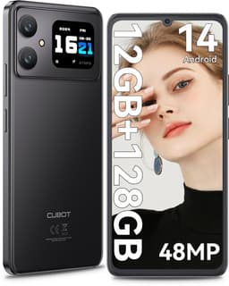 CUBOT A20 - Smartphone - 4G Dual Sim - Android 14 - 128GB - 6,8'' HD+ 90Hz - Octa-Core Goedkope Telefoon - 5100mAh - 1,83'' achterscherm - GPS - OTG - Zwart — thumbnail 1