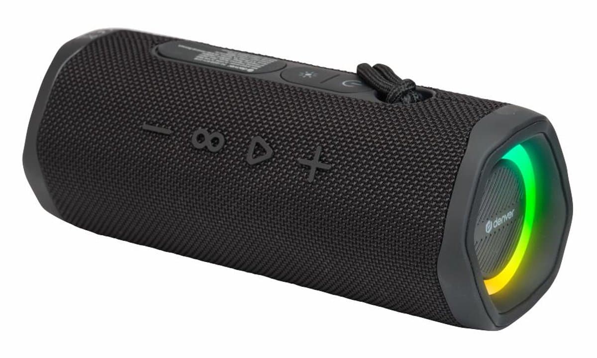 Denver Bluetooth Speaker Draadloos - Lichteffecten - Muziek Box - AUX - TWS Pairing - BTV223B — afbeelding 1