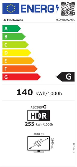 LG 75QNED92A6A - 75 inch - 4K QNED Evo MiniLED - 2025 — thumbnail 2