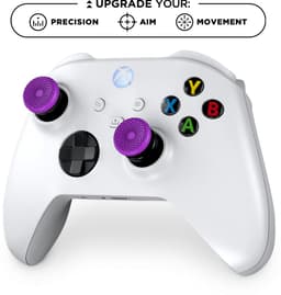 KontrolFreek FPS Freek Frenzy voor Xbox | Performance Thumbsticks | 1 High-Rise, 1 Mid-Rise | Purple/Black — thumbnail 2