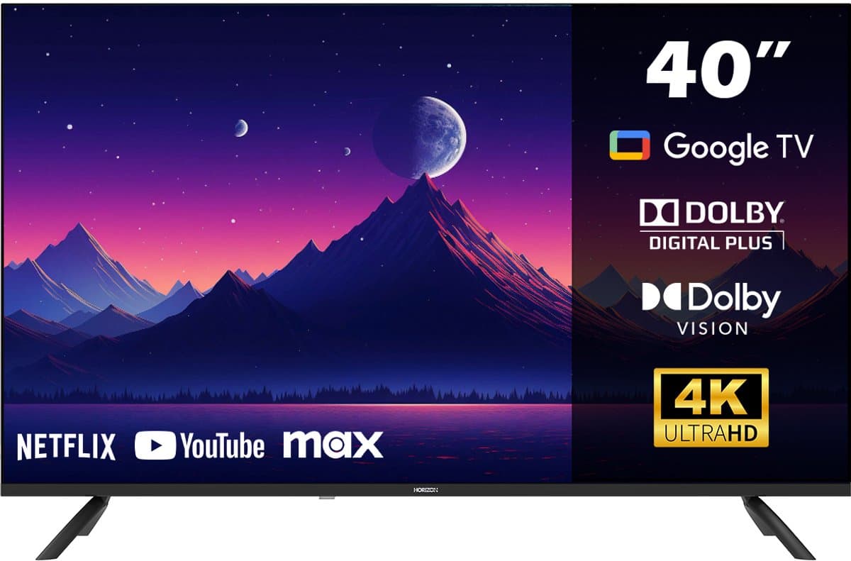 Horizon XT Line 43HL7590U/D Google TV 43 Inch – 4K Ultra HD LED – Bluetooth – Voice Assistant – Google Cast – 2024 — afbeelding 1