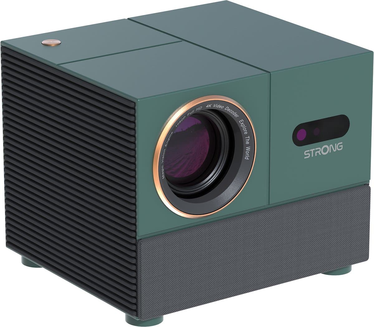 STRONG - MIRA 1 - Smart Beamer Google TV - Full HD 1080P - Projector van 40” tot 150”- Bluetooth - Wifi - Chromecast - Netflix/Disney+/Prime/Youtube — afbeelding 1