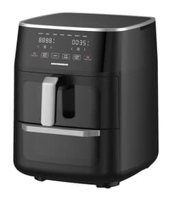 Heinner Dubbele Heteluchtfriteuse – 1500–1850W – 11L Totale Capaciteit – 6L + 5L – Airfryer Oven – Digitaal Display – Touchbediening – 10 Programma’s – Sync Cook & Sync Finish – Zwart — thumbnail 2