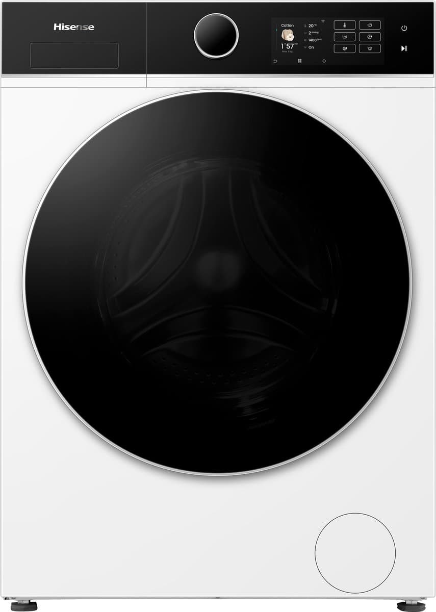 HISENSE WF5I8043BWF - Wasmachine - 8 kg - 1400 rpm - 72 dB Wasmachine (8 kg, 1400 rpm, A) — afbeelding 1
