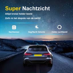 Tech Essentials® Dashcam X1 Pro - GPS WiFi APP - 3K Resolutie - Incl.64GB Micro SD-Kaart - 1.29 inch Mini Scherm - Voor Auto - Videorecorder - Camera - Full HD - Vrachtwagens — thumbnail 2