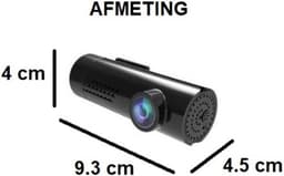 TechU™ Dashcam Camera – M16 Zwart – Dashboardcamera – Full HD 1080P – Wifi – 170° Wijdhoeklens – G-sensor – Nachtvisie – Loop recording – Bewegingssensor – Parkeermodus - voor auto — thumbnail 3