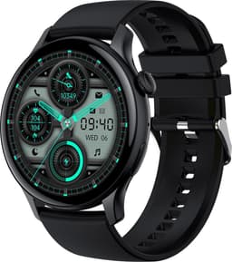 DrPhone DTX Ultra2 – 1.43 Inch AMOLED Smartwatch – Smartwatch Met Mobiele App – Always On Smartwatch – Volledige Belfunctie – Zuurstof/Hartslag/Bloeddruk meter - Zwart — thumbnail 1