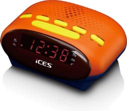 Ices Wekkerradio - Digitale Wekker - Dubbel Alarm en Snooze - ICR-210 Kids - Kleurrijk design — thumbnail 4