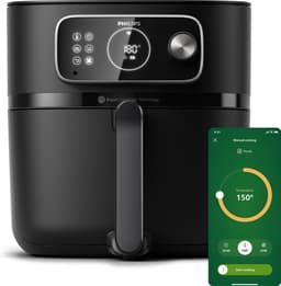 Philips Airfryer Combi Connected 7000 Series - HD9875/90 - 8,3 liter (XXL) - Heteluchtfriteuse - RapidCombiAir - Extra grote capaciteit — thumbnail 2