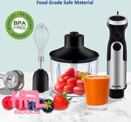 HFL Goods Handstaafmixer - 5 In 1 Blender - Groente Molen - Vleesmolen — thumbnail 3
