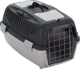 Reismand voor katten 55x36x35 cm - Grijs en zwart, ideaal voor vervoer — thumbnail 1