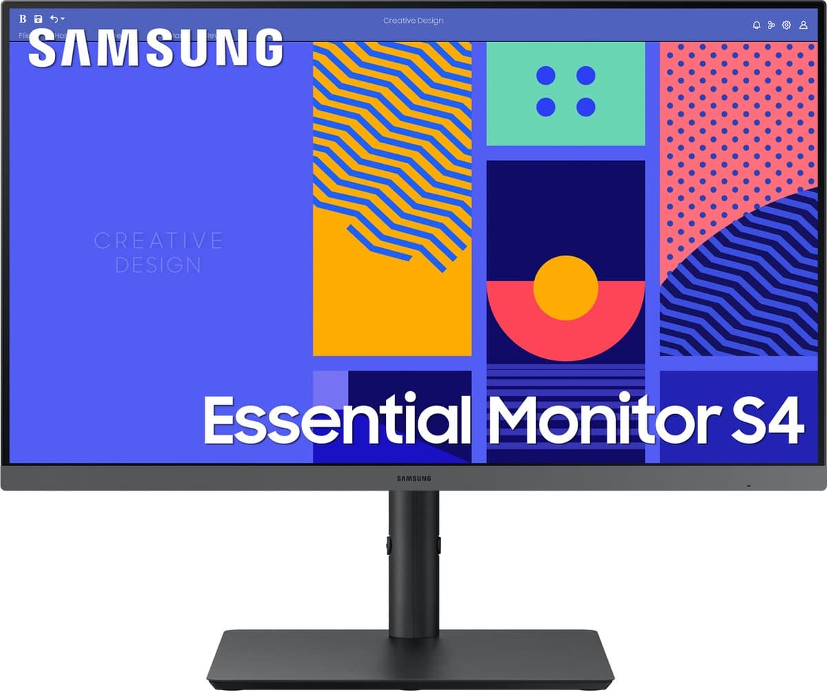 Samsung Essential LS24C432GAUXEN - Full HD IPS Monitor - 100hz - 24 inch — afbeelding 1
