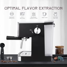 Equivera Coffee Machine - Koffiemachine - Koffiezetapparaat - Koffie Maler - Premium — thumbnail 3