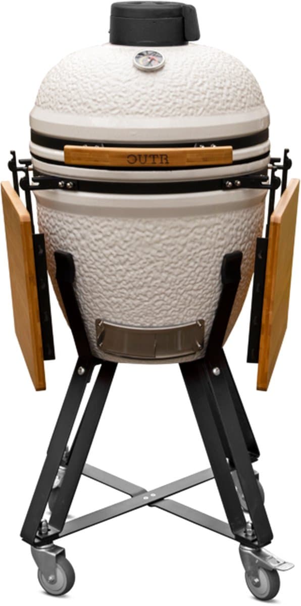 Kamado BBQ van OUTR - Medium 50 - Wit — afbeelding 1