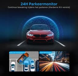 Selevie Dual Dashcam - Dashcam Voor Auto 4K + 1080p - Voor en Achter Camera – Auto Camera Met Parkeermodus - G-Sensor - App Bediening - Nachtzicht — thumbnail 4