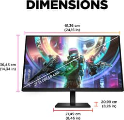 Monitor HP OMEN 27qs 27" 240 Hz Quad HD — thumbnail 4