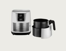 Grundig FRY 6840 Enkel 3 l Vrijstaand 1300 W Heteluchtfriteuse Zwart, Wit — thumbnail 4