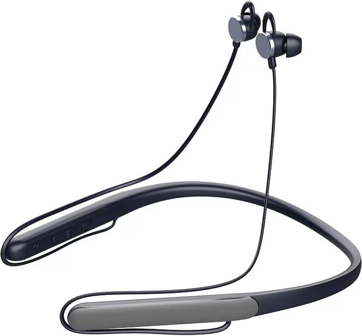 OnmiMartNekband Oordopjes -draadloze oordopjes - met Active Noise Cancelling - Ooortjes draadloos-bluetooth 5.2 oordopjes - In-Ear - Sport Oordopjes - Bluetooth Oordopjes voor Hardlopen, Fietsen en Fitness - Zwart — afbeelding 1