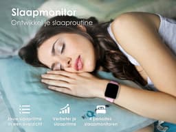 Voltic® Smartwatch Roze - Dames Sporthorloge - Android & iOS - Waterdicht Horloge - Sport & Gezondheidstracker - 47mm — thumbnail 2