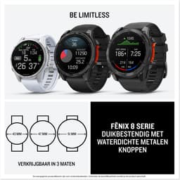 Garmin Fenix 8 - 47 Mm Smartwatch Zwart — thumbnail 2