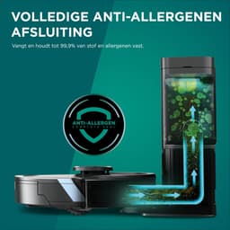 Shark Matrix Plus 2-in-1 Robotstofzuiger met Dweilfunctie en Laad/Leegstation - 360° LiDAR Sensor - Huisdieren - Dweilrobot - 2024 Model - RV2620WAEU — thumbnail 3