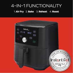 4-in-1 Heteluchtfriteuse 1700W met Mini-Oven en Gezond Koken, 5,7L — thumbnail 3