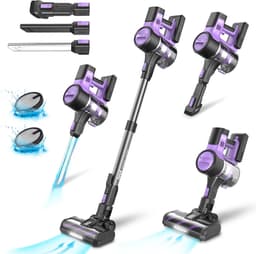 Stofzuiger - 6 In 1 - Opvouwbare Stok - Snoerloze Stofzuiger - Draadloos - Zakloos - 350W - 30Kpa — thumbnail 1
