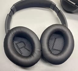 Somstyle Oorkussens Geschikt voor Bose QuietComfort 25/35/35II, QC25, QC35, QC35 II & QC45 Koptelefoon - 2 Stuks - Zacht Schuim - Eiwitleer - Zwart — thumbnail 4