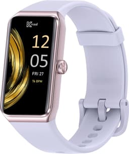 Kiraal Venture Active - AMOLED Activity Tracker - Stappenteller - Hartslagmeter - Bloeddrukmeter - Smartwatch - Waterdicht - Heren - Dames - Nederlandse Handleiding - Lila Paars — thumbnail 1