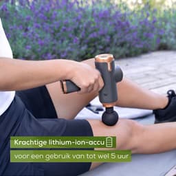 Beurer MG 99 Massage Gun - Massageapparaat - Triggerpoints - Limited Edition - 5 Intensiteitsniveaus - 4 Opzetstukken - 5 Uur draadloos gebruik - Krachtig vermogen - 3 Jaar garantie — thumbnail 5