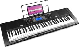 Keyboard met 61 toetsen - MAX Rhapsody61M met aanraakgevoelige toetsen - Ideaal voor beginnende muzikanten — thumbnail 1