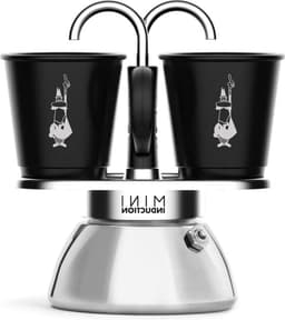 Express Inductie Koffiemachine - 2 Kopjes (100 ml) - Geschikt voor Alle Warmtebronnen - Zwart — thumbnail 1