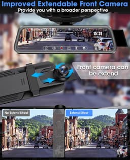 Lexium Dashcam voor auto - Dashcam - Dashcam voor auto voor en achter - Dashcam voor en achter - Dashcam voor en achter draadloos - Dual dashcam — thumbnail 5