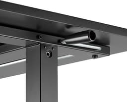 Bureau | Verstelbaar | 140x60 cm | Zwart | Allteq — thumbnail 4