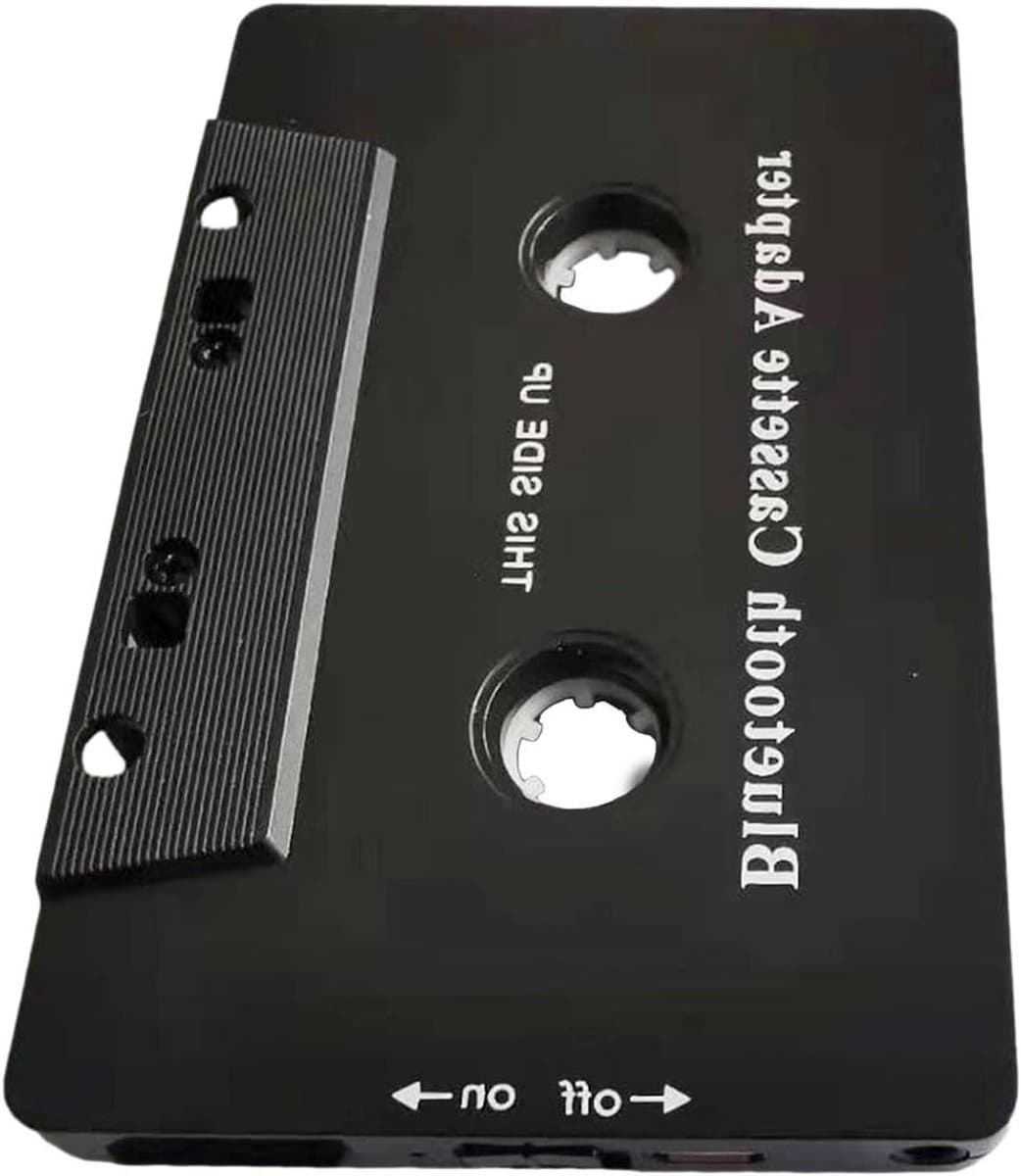 Bluetooth Cassette Adapter - Cassette naar Bluetooth - Muziek Streamen Auto - Plug en Play - 10.2 cm - Zwart — afbeelding 1